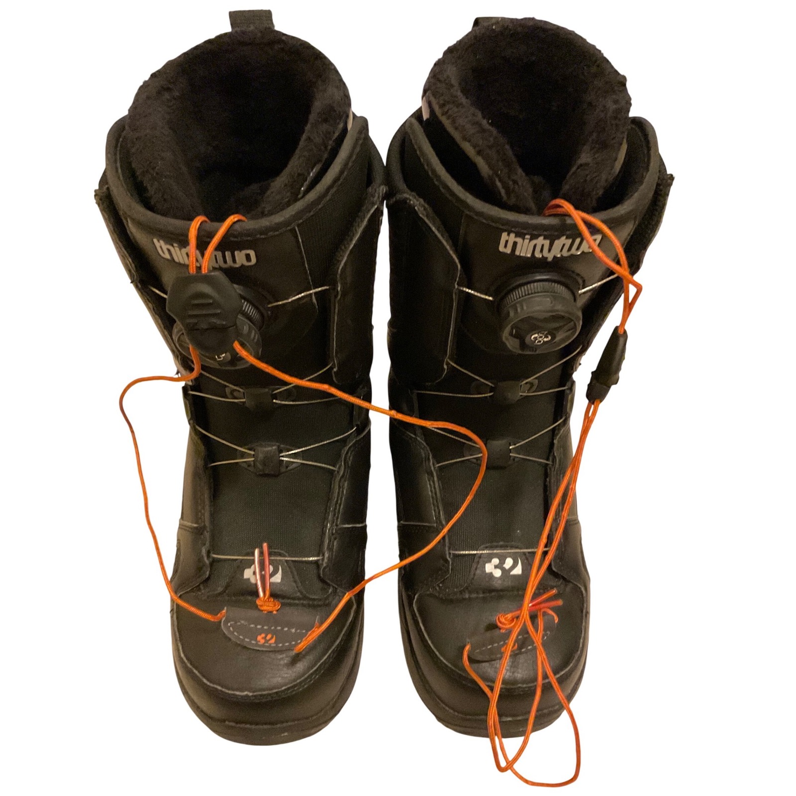 Thirtytwo Snowboard Boots Black Intuition Heat Moldable Liners Size 9 Women